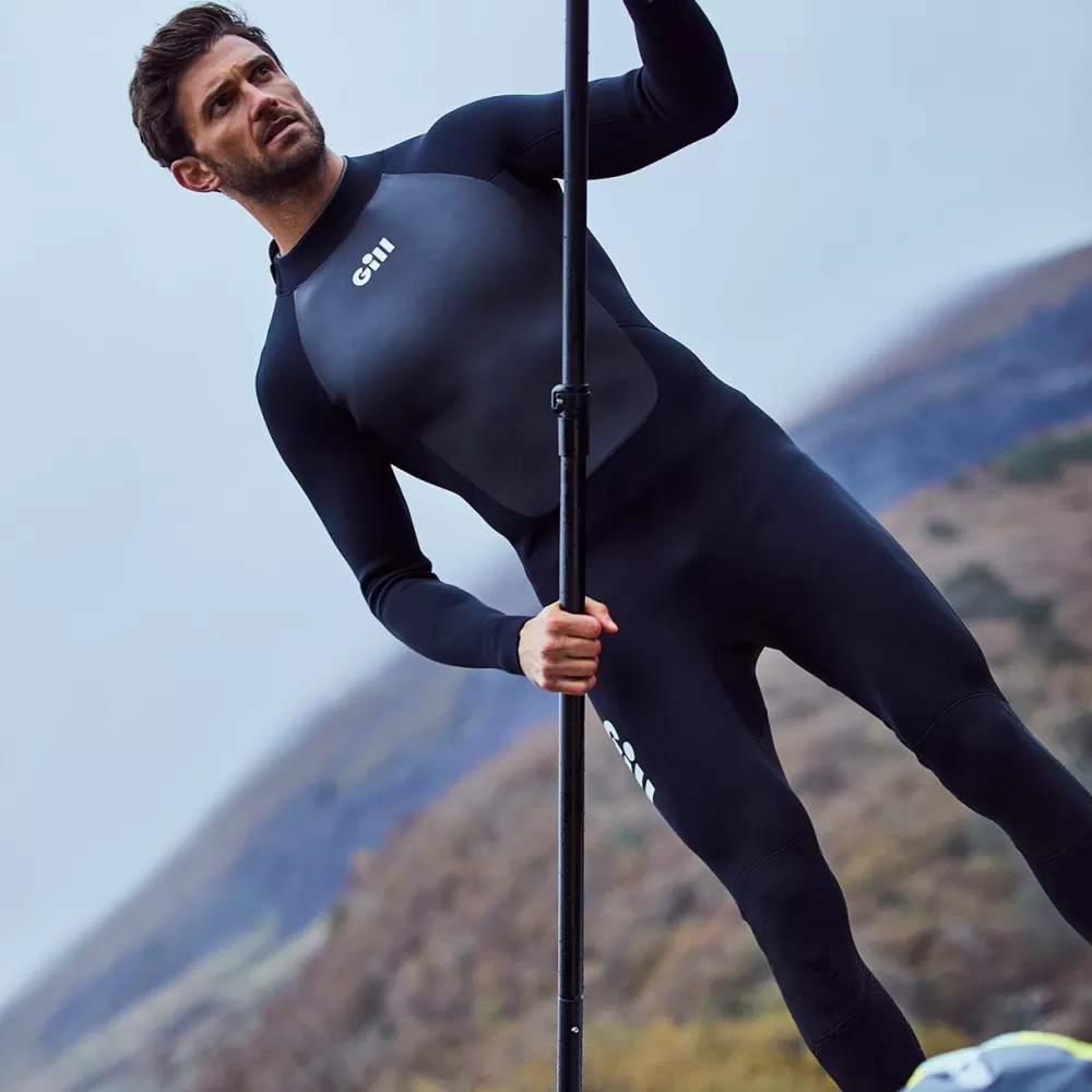 Gill Marine Wetsuits-Men’s Pursuit Wetsuit 4/3mm Back Zip