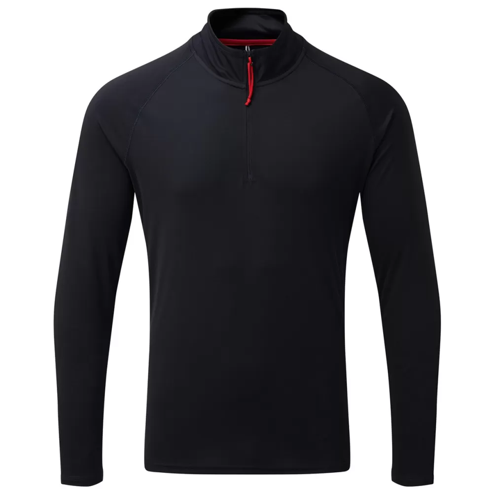 Gill Marine T-Shirts | Tops-Men’s UV Tec Zip Tee – Long Sleeve