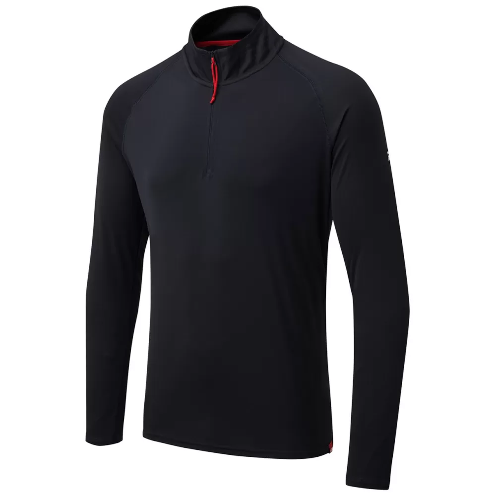 Gill Marine T-Shirts | Tops-Men’s UV Tec Zip Tee – Long Sleeve