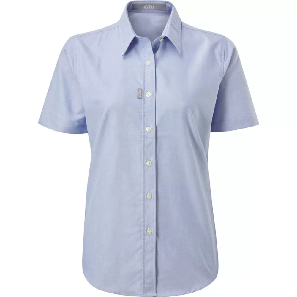 Women Gill Marine Polos & Shirts | Tops-Women’s Oxford Shirt Short Sleeve